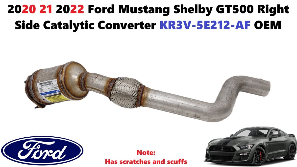 2020-2022 Ford Mustang Shelby GT500 Right Side Catalytic Converter