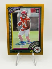 Skyy Moore - 2022 Panini Classics Rookie #169 Premium Gold Auto /99 Chiefs RC SP