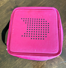 tonies Pink Travel Case for Audio Player w/ Zipper Carrying Handle