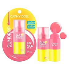 04 Guava - 6 g Cathy Doll Sundrop Mela Blush SPF50+ PA++++ Liquid Sunscreen