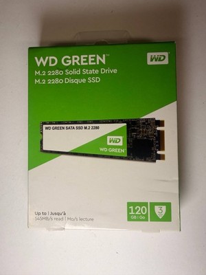 Western Digital WD M.2 SATA 120GB SSD Solid State Drive WDS120G2G0B-00EPW0