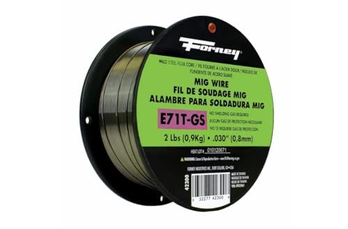 Forney 42300 Flux Core Mig Wire, Mild Steel E71TGS.030-Diameter, 2-Pound Spool, - Picture 1 of 10