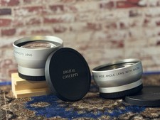 52mm 0.5x SUPER WIDE ANGLE w/Macro 2x TELEPHOTO Camera Lens DIGITAL CONCEPTS