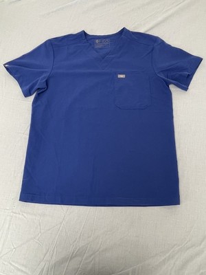 Figs Leon Three Pocket Scub Top Men's size M