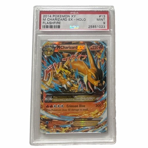 Pokemon TCG 2014 Flashfire M Charizard EX (Y) Holo Ultra Rare 13/106 PSA 9