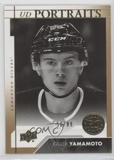 2017-18 Upper Deck Portraits Rookies Gold 56/99 Kailer Yamamoto #P-95 7a2