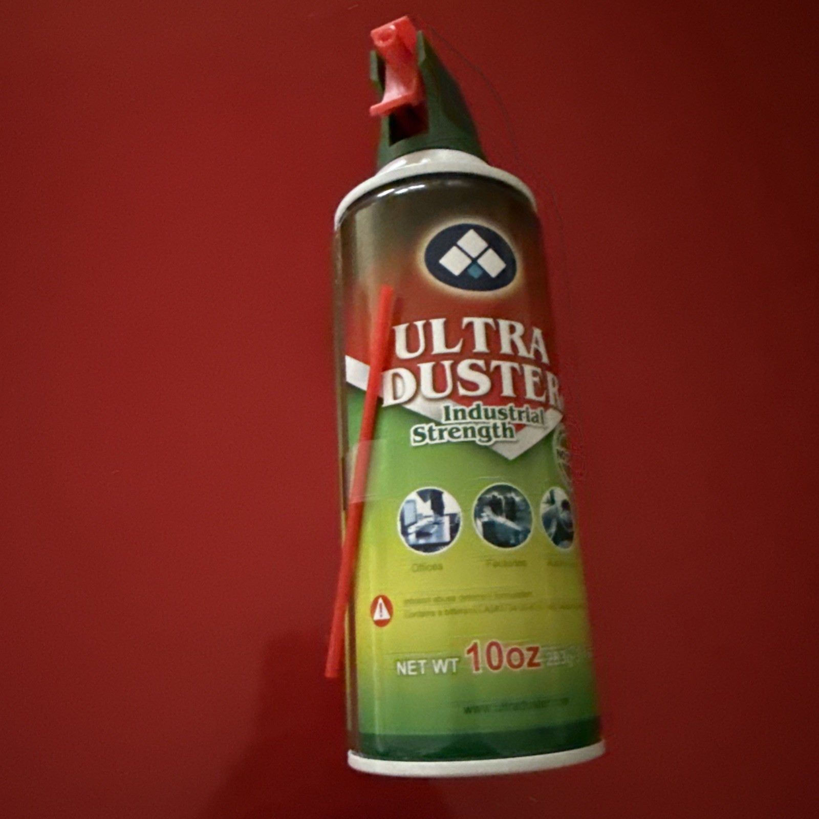 Ultra Duster Industrial Strength Duster Canned Air Net 10 Oz