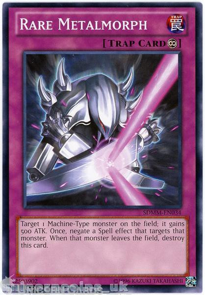 SDMM-EN034 Rare Metalmorph UNL Edition Mint YuGiOh Card