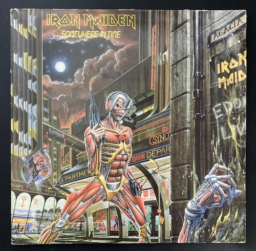 Iron Maiden – Somewhere In Time, First UK Press 1986 DMM,  12" Vinyl Record