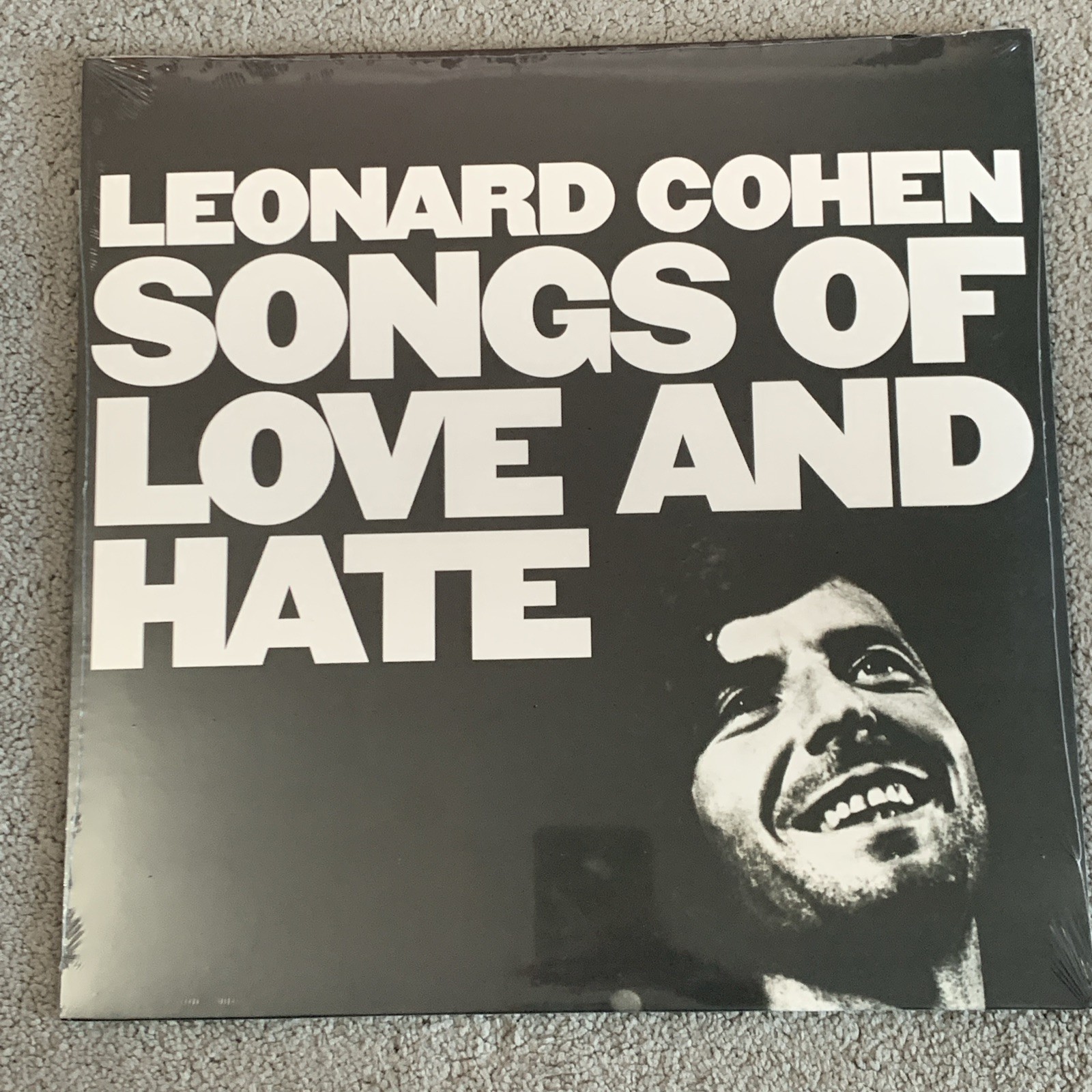 Songs of Love and Hate by Leonard Cohen Vinyl Record, 2022 New Sealed