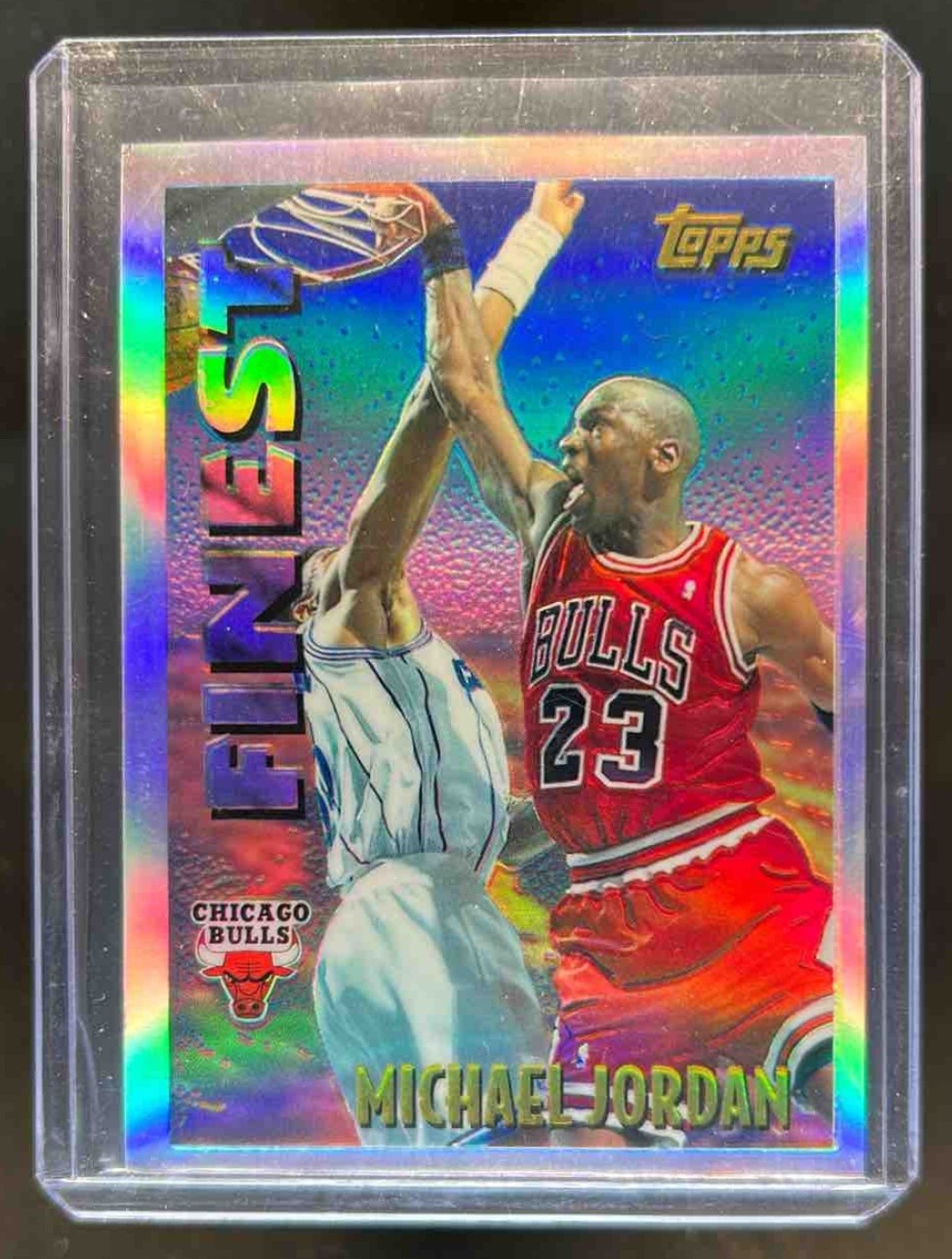 1995-96 Topps Michael Jordan Mystery Finest Refractor #M1 Bulls
