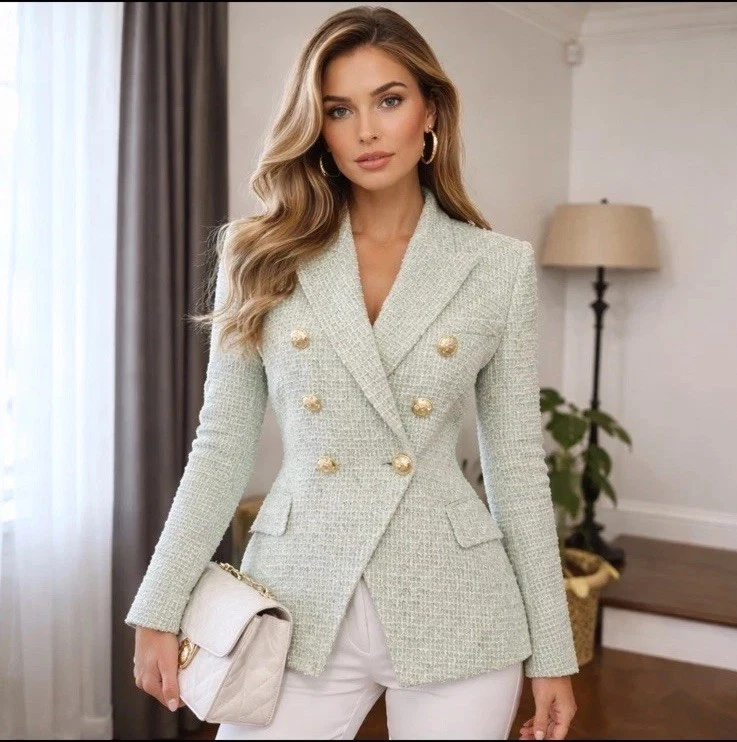 Balmain — Balmain tweed blazer 36