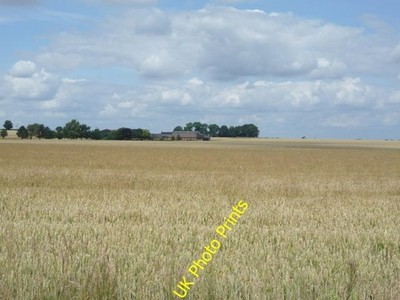 Foto 6x4 Ackerfeld Richtung Cottage Farm Norton-Juxta-Twycross von der Stange c2016