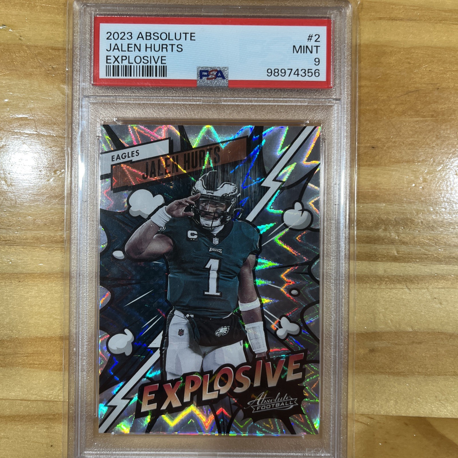 2023 Panini Absolute - Explosive Jalen Hurts #2