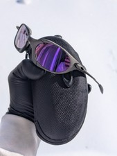 Oakley X-Metal Vintage Romeo Gray Frame Purple Iridium Lenses Polarize