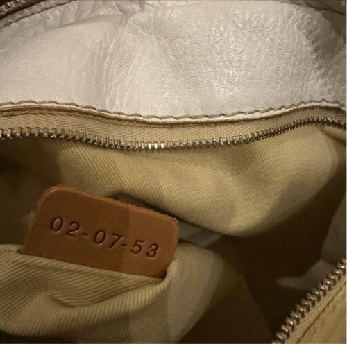 Chloe Hand Bag Tote Boston Bag Paddington Purse Leather White Authentic - Bild 17 von 24