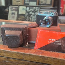 ROBOT Vollautomat Star II 35mm Film Camera Black w/ Xenon 1:1.9/40 Lens