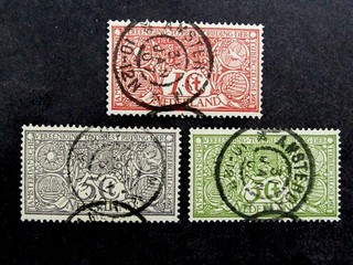 nystamps Netherlands Stamp # B1 B3 Used G21y464