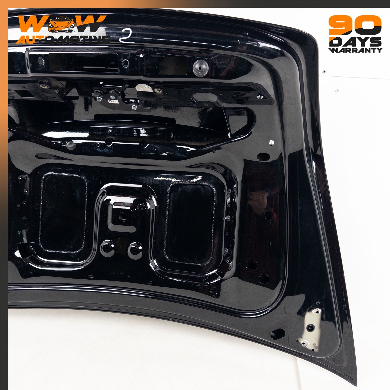 06-13 BENTLEY CONTINENTAL FLYING SPUR REAR TRUNK LID PANEL ASSEMBLY BLACK OEM
