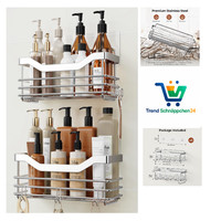 Orimade Duschregal Ohne Bohren Edelstahl 5 Haken DuschköRbe