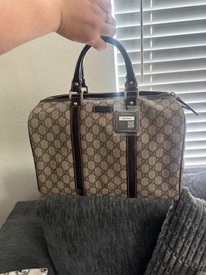 Gucci Vintage Shoulder Bag Medium brown Leather