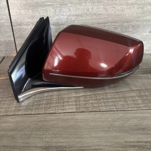 ⭐️2013 - 2019 Cadillac XTS Left Driver Side Door Mirror Red CAMERA Blind Spot