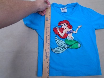 Vintage 90s Disney's The Little Mermaid Ariel Embroidered T Shirt