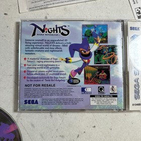 Nights Into Dreams with New 3D Control Pad Controller Sega Saturn, 1996