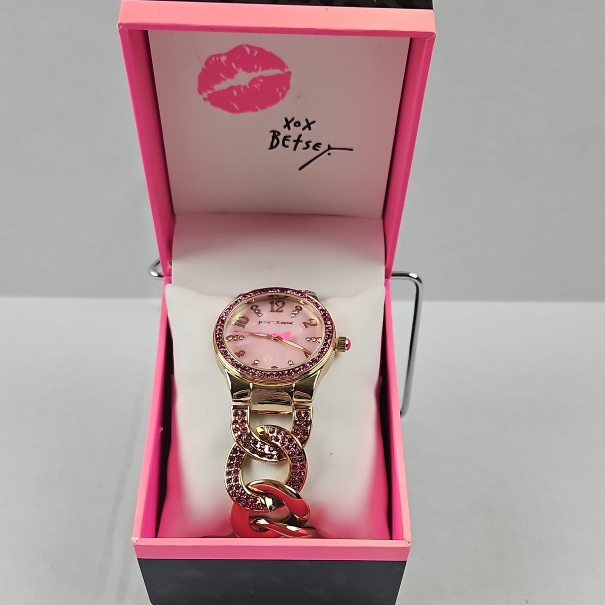 Betsey Johnson Rose Gold Flower Womens Watch | eBay display picture 3