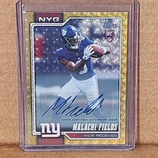 Marketplace image: Malachi Fields 2026 Topps Flagship Rookie Superfractor Auto #1/1 New York Giants