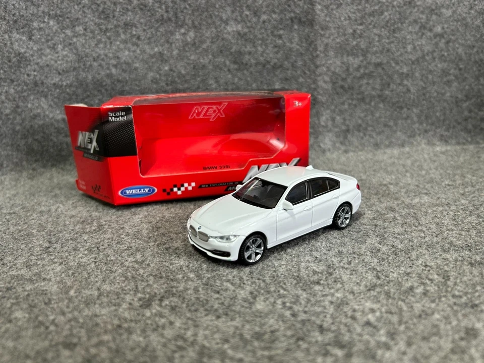BMW 335ì SERIE 3 F30 F 30 10 cm WELLY NEX auto modello modellino METALLO bianca - Immagine 2 di 4