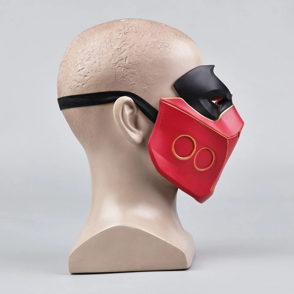 Cosplay Batman Red Hood Robin Jason Todd Masks Superhero Halloween Mask Props - Image 4 of 4