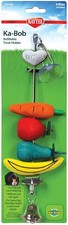 Kaytee Fruit Ka-Bob Large Refillable Treat Holder For Small Animals - 3 Pack