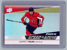2021-22 Upper Deck Credentials #SGR23 Garrett Pilon Speed of the Game Rookies