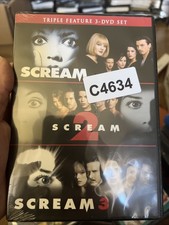 Scream 1-3 Collection DVD Sarah Michelle Gellar, Drew Barrymore, Wes Craven