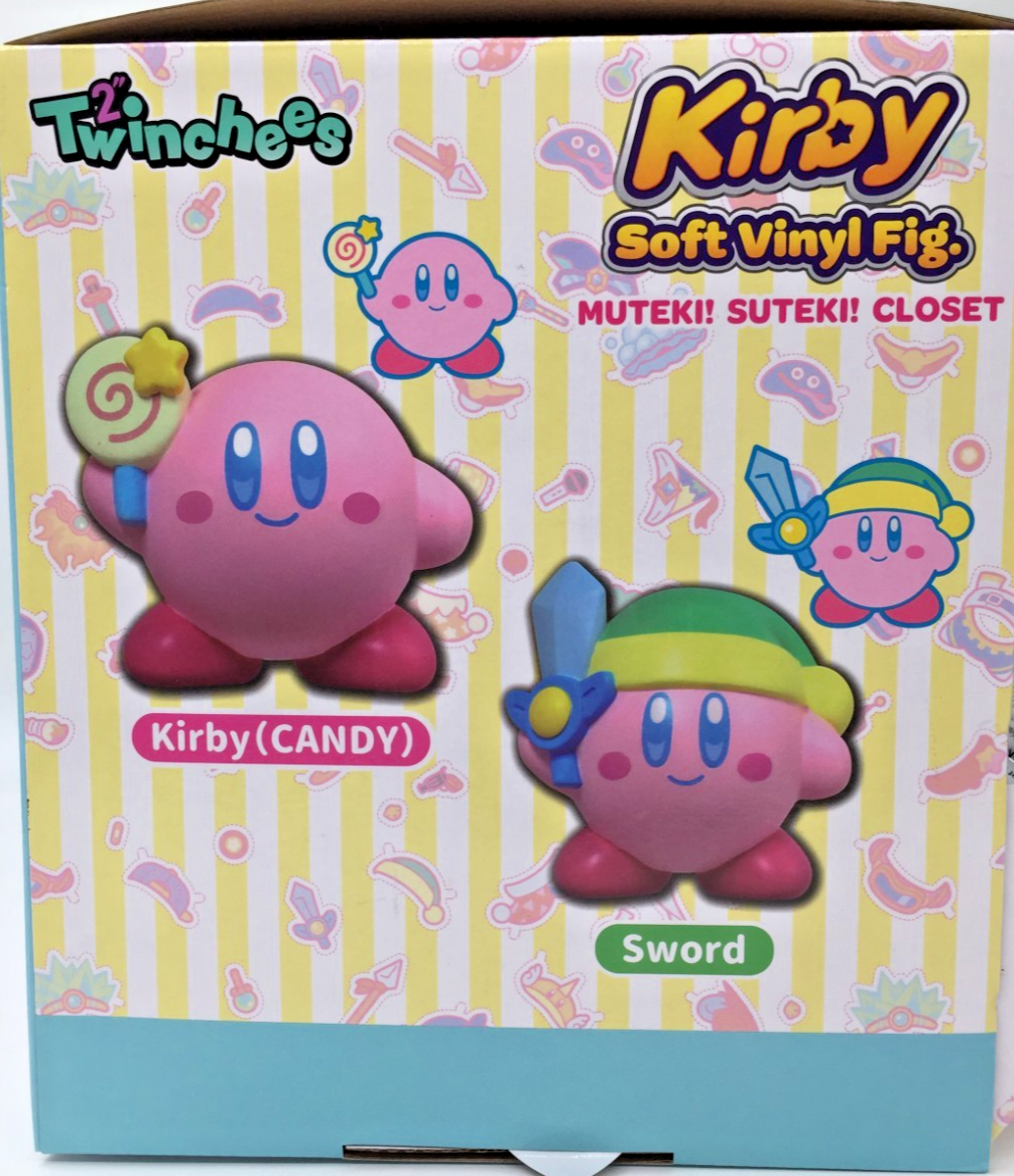 3x Kirby Twinchees Soft Vinyl FIgure Muteki! Suteki! Three Mystery