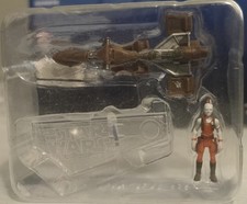 Star Wars Micro Galaxy Squadron Aurra Sing Starhawk Speeder Series 5
