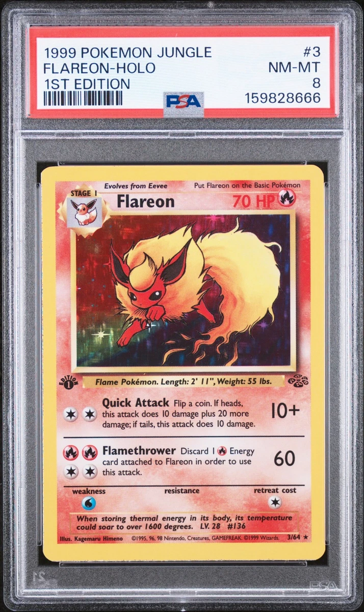 Flareon Pokémon TCG Professional Sports Authenticator (PSA