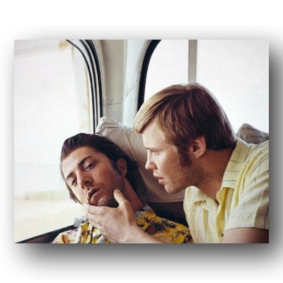 Dustin Hoffman Jon Voight Photo 8x10 Midnight Cowboy Film Set 1969