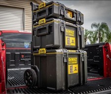 Dewalt Large Rolling Toolbox on Wheels Travel Storage Chest 3 pc ToughSystem 2.0