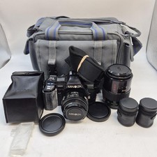 Minolta Maxxum 7000 35mm SLR Film Camera With 2 Lenses and Accessori GO1066231 