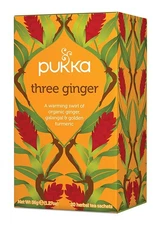 Pukka Organic Teas Three Ginger Herbal Tea, 20 Tea Bags