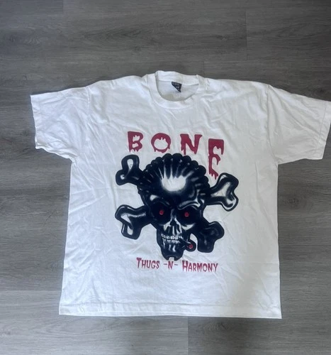 90s Bone Thugs N Harmony Rap Tee XXL Single Stitch Fruit 1990s vintage concert t-shirt, vintage, size XXL, single stitch, B+ condition