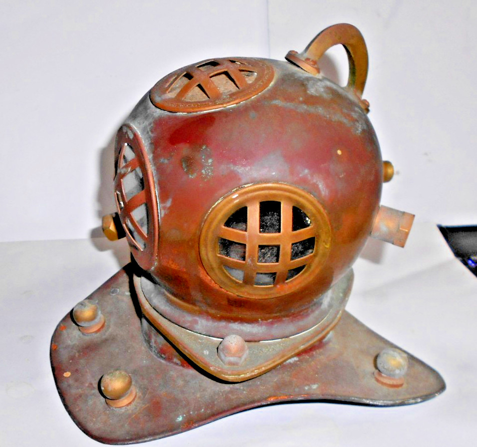 Handcrafted Brass Divers Diving Helmet Miniature US Navy Replica Marine Sea