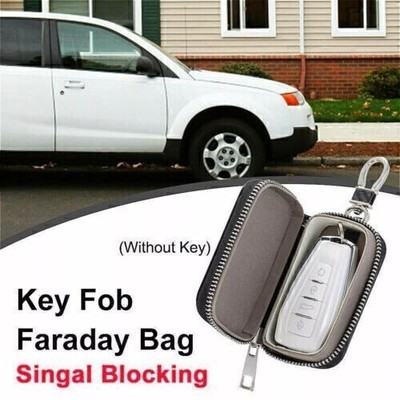 Faraday Car Key Signal Blocker Case Anti-Hacking Anti-Theft FOB RFID Pouch