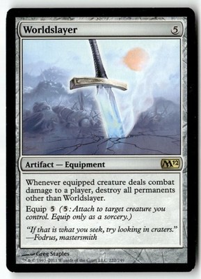 MTG Worldslayer Magic 2012 (M12) LP Magic The Gathering