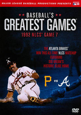 Baseball's Greatest Games 1992 NLCS Game 7 Braves v. Pirates - DVD - Brand New