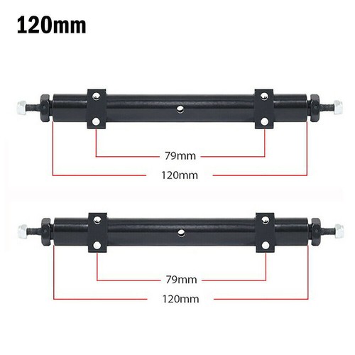 Alloy Unpowered Rear Axle 120mm/140mm For Tamiya 1:14 Series Tractor Trailer Car - Picture 14 of 19