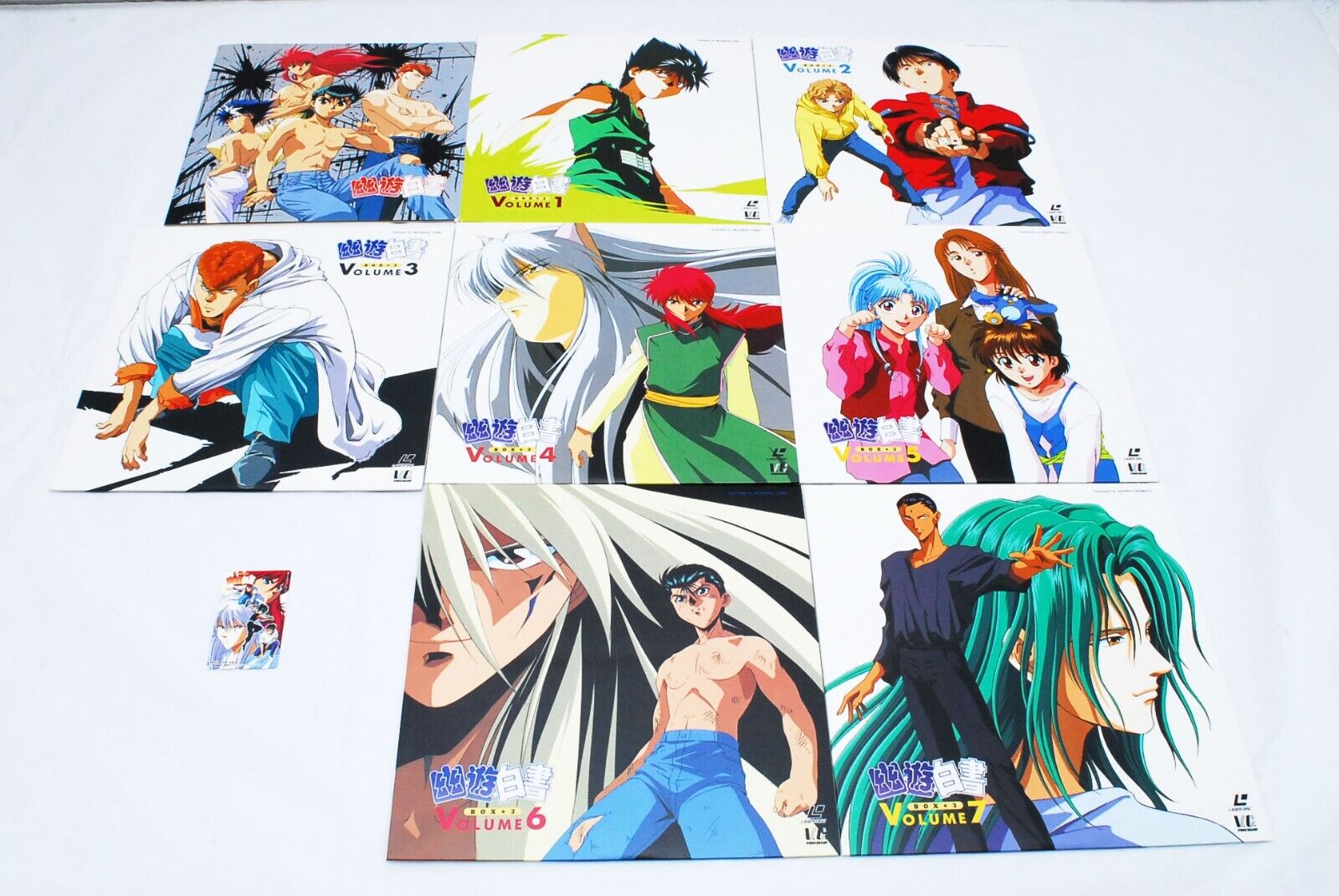 Yu Yu Hakusho TV Anime Series LD 4BOX 28LaserDisc 4Book 4card Set Japan  Anime