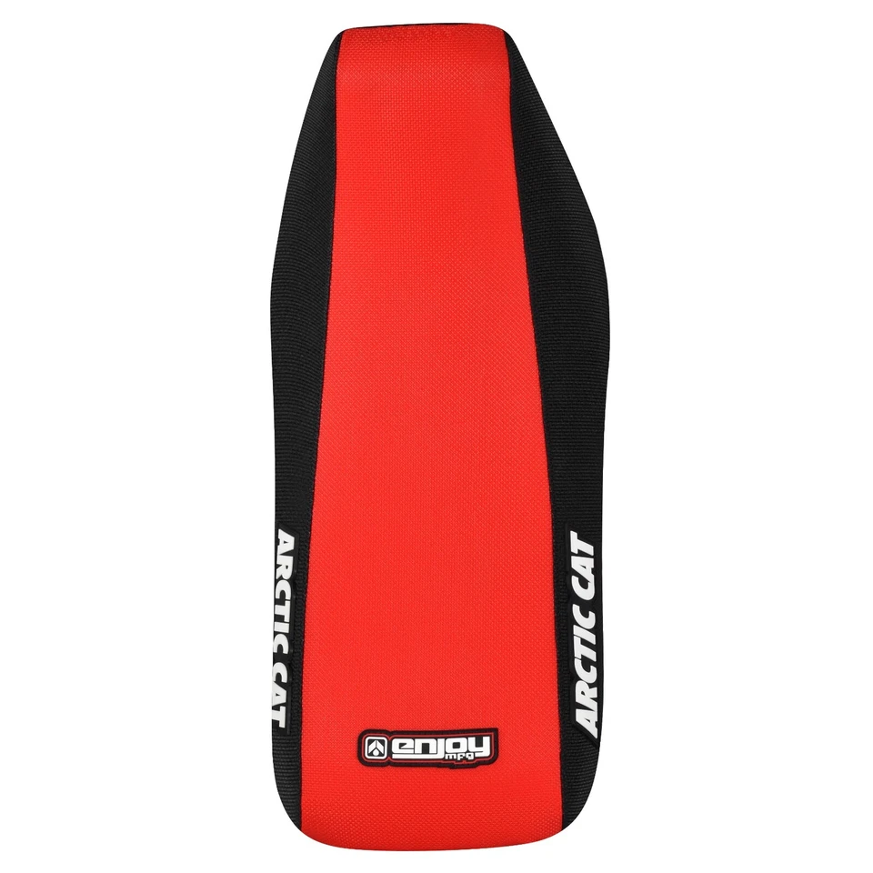 Cubierta de asiento con pinza Arctic Cat 50 90 2002-2005 NEGRO/ROJO estándar #256 Foto 3 de 4